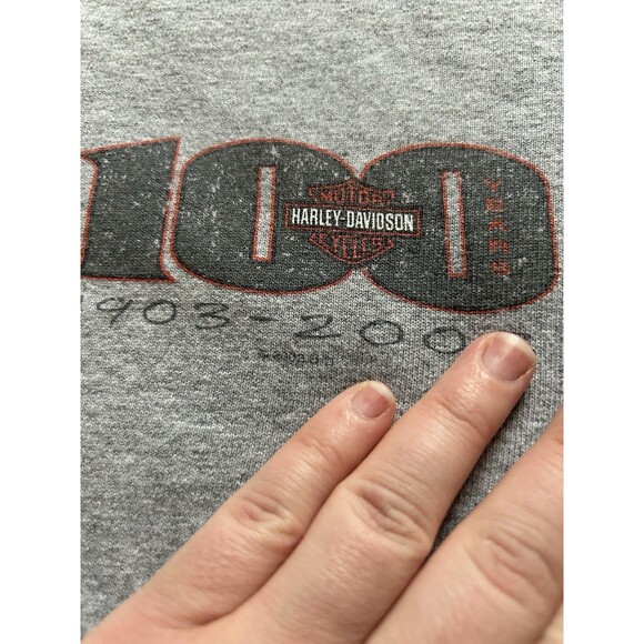 Vintage Harley Davidson 100 Years Men's Shirt Great Motorcycles Size Large 2003 - Picture 3 of 6